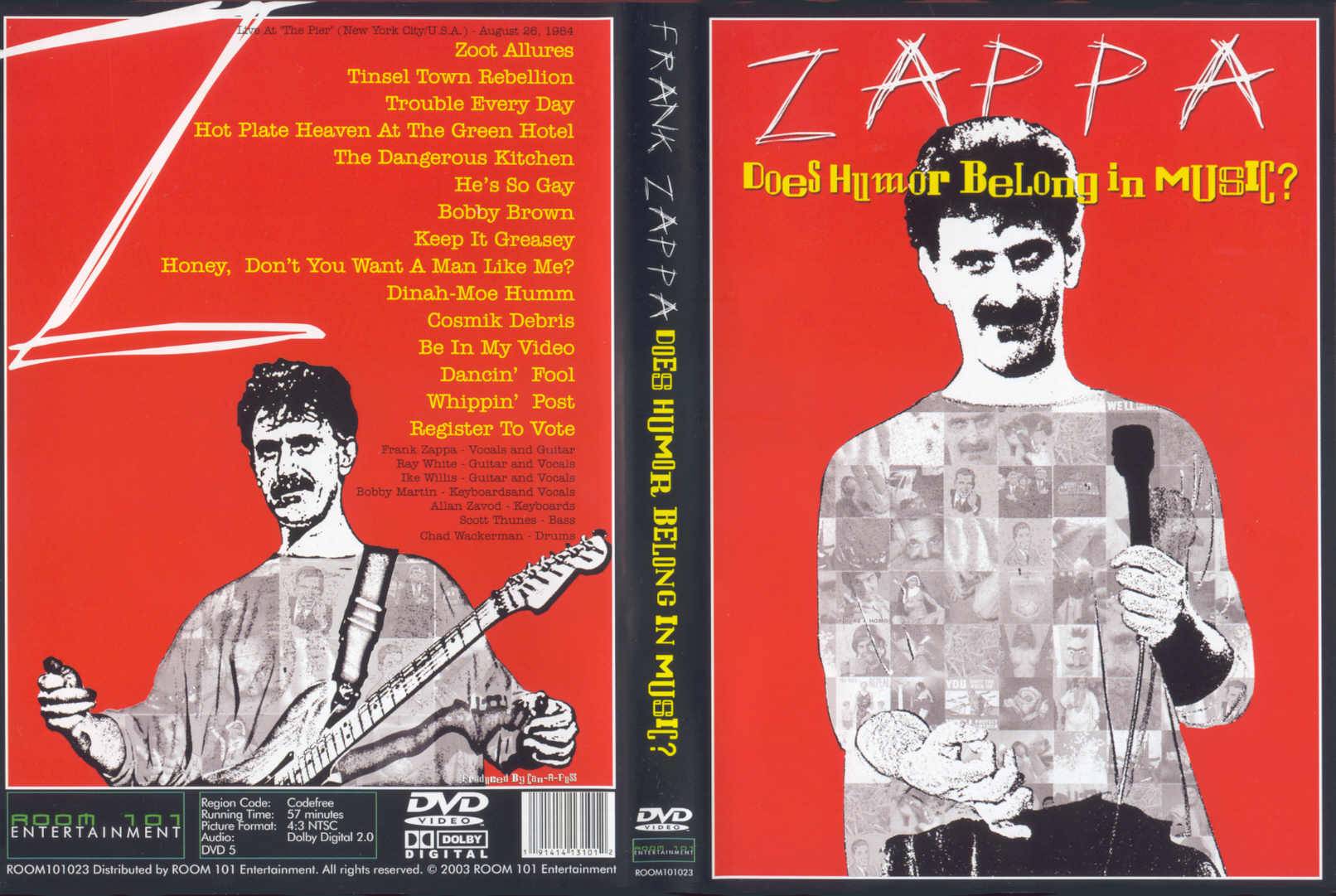 Frank Zappa Does Humor Belong In Music : Front